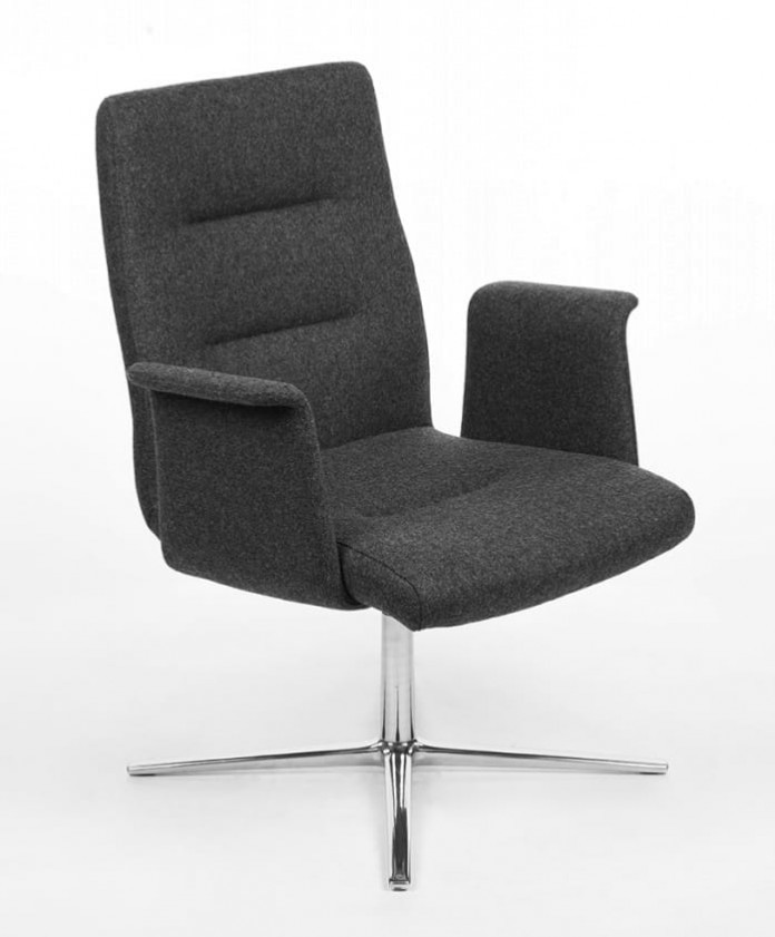 Intarseating Krzesło gabinetowe NEWYORK LOUNGE niskie oparcie KP-NEWYORK-BF-205