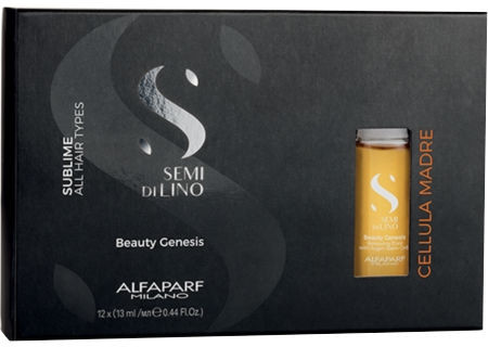 Alfaparf Semi Di Lino Cellula Madre eliksir do pielęgnacji włosów, do łączenia z aktywatorem 12x13ml 12153