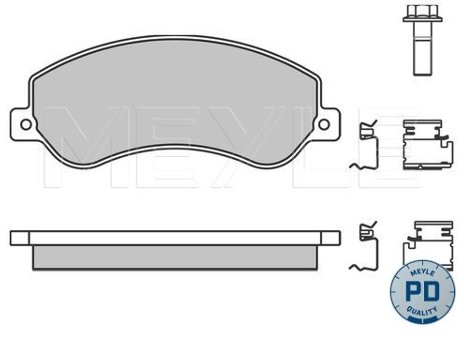Wulf Gaertner Autoparts Zestaw klocków hamulcowych, hamulce tarczowe Wulf Gaertner Autoparts 025 244 8419/PD