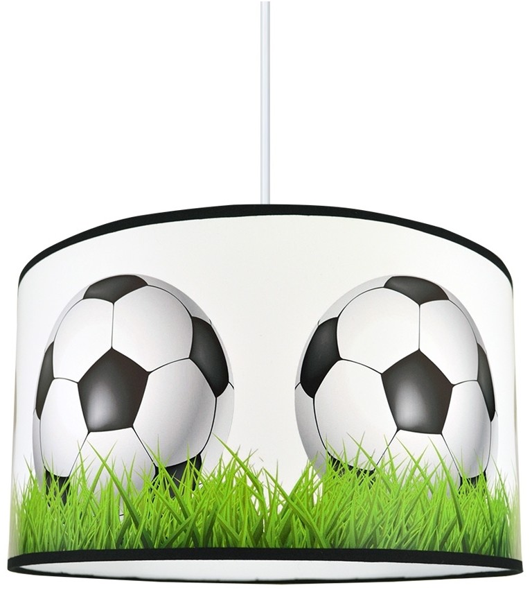 Lampdar Żyrandol dziecięcy FOOTBALLS 1xE27/60W/230V
