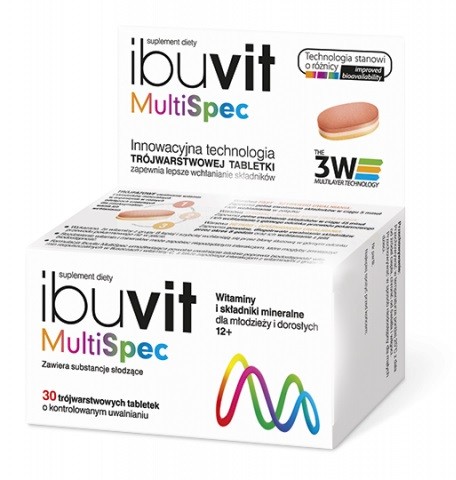 POLPHARMA SA. Ibuvit MultiSpec 30 Tabletek