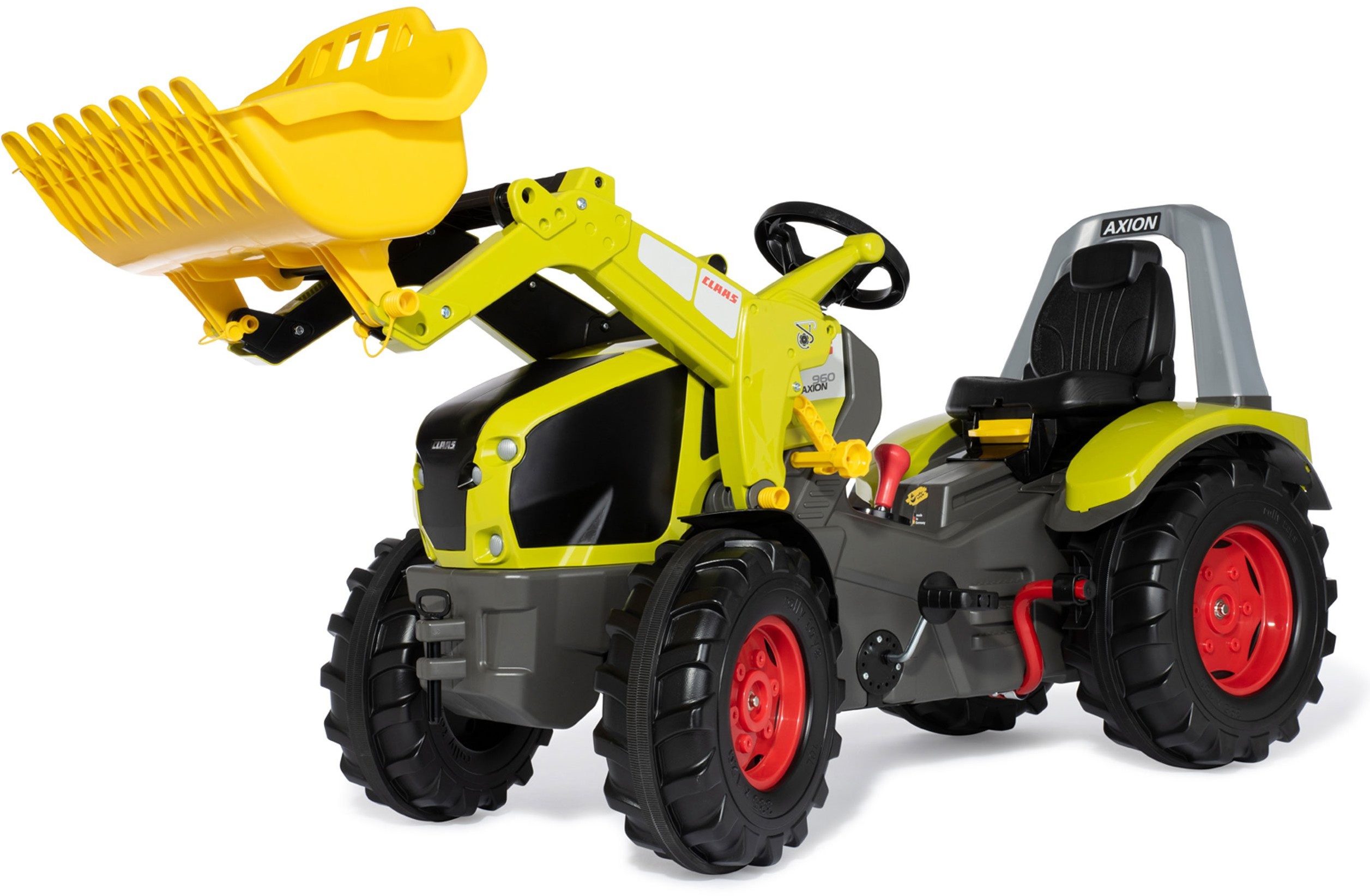 Rolly Toys CLAAS Traktor na Pedały Łyżka 3-10 Lat do 50kg Biegi Hamulec 651122