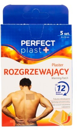 Perfect Plast Plaster rozgrzewający 6x10 cm 5 szt. - Perfect Plast
