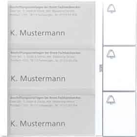 Siedle Telefon bezprzewodowy  przycisk moduł 3 przyciski 1 z systemem N, TM 612  3 W, biały, 2544208 2544208