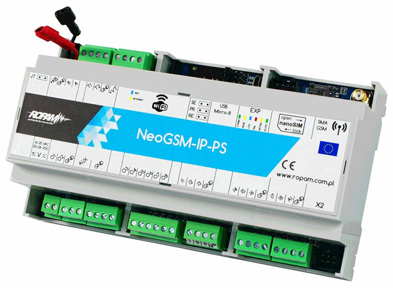 Ropam Centrala alarmowa NeoGSM-IP-PS-D9M NeoGSM-IP-PS-D9M