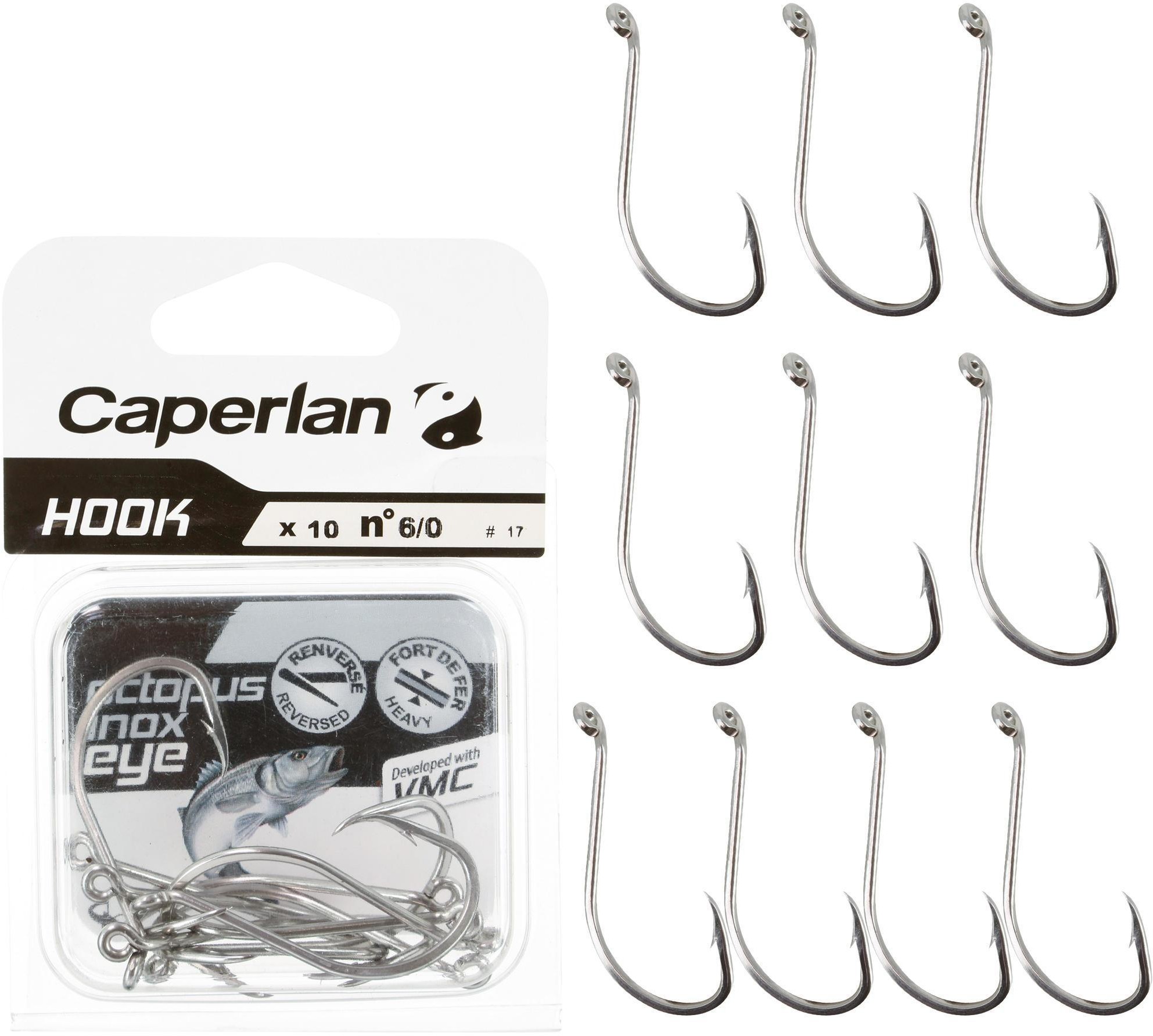 CAPERLAN Haczyki morskie nierdzewne OCTOPUS EYE Unisex