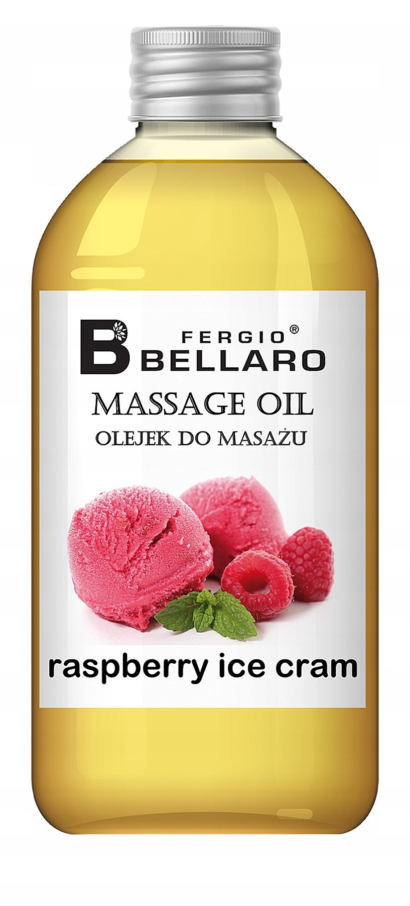 Olejek do masażu Raspberry ice cream 200 ml Habys