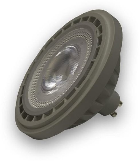 Eko-Light Żarówka LED MR111 GU10 10W szara 3000K ciepła - Biała Ciepła grafitowy AR0439