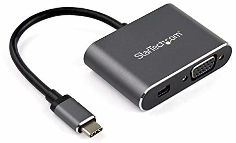 StarTech com Wielofunkcyjny adapter USB C VGA lub mini DP - HDR 4K 60 CDP2MDPVGA