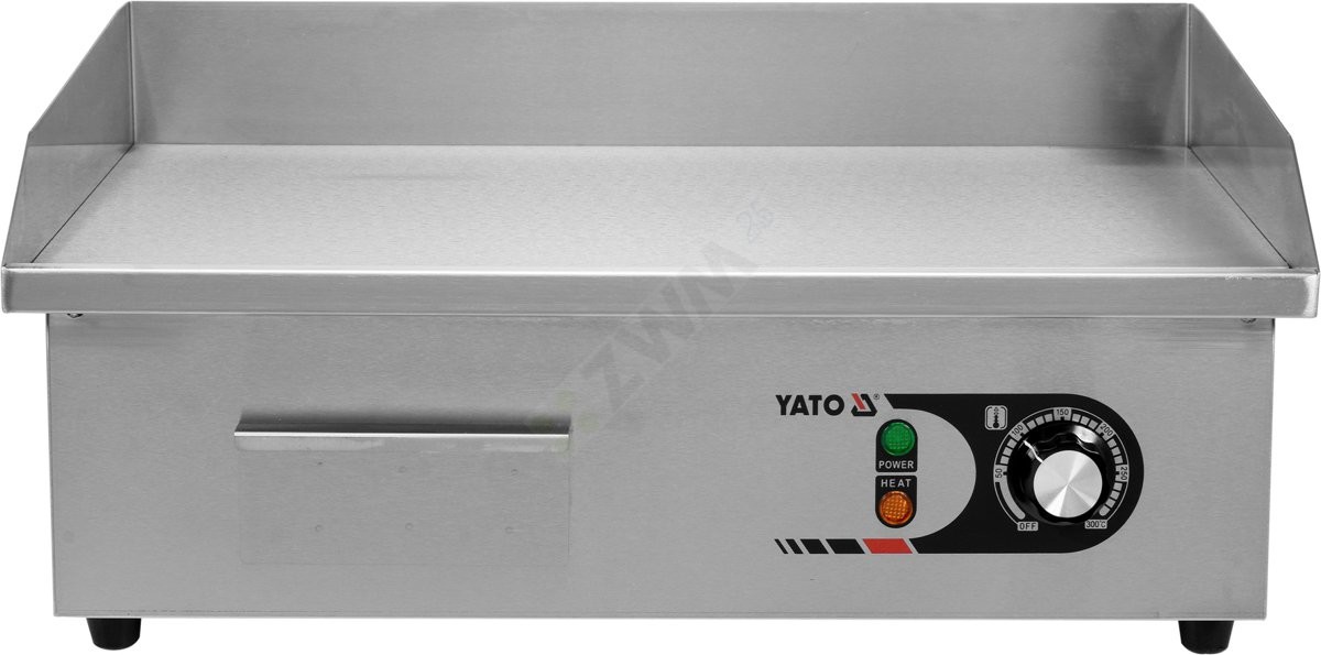 Yato ELEKTRYCZNA PŁYTA GRILLOWA GŁADKA 550MM YG-04585