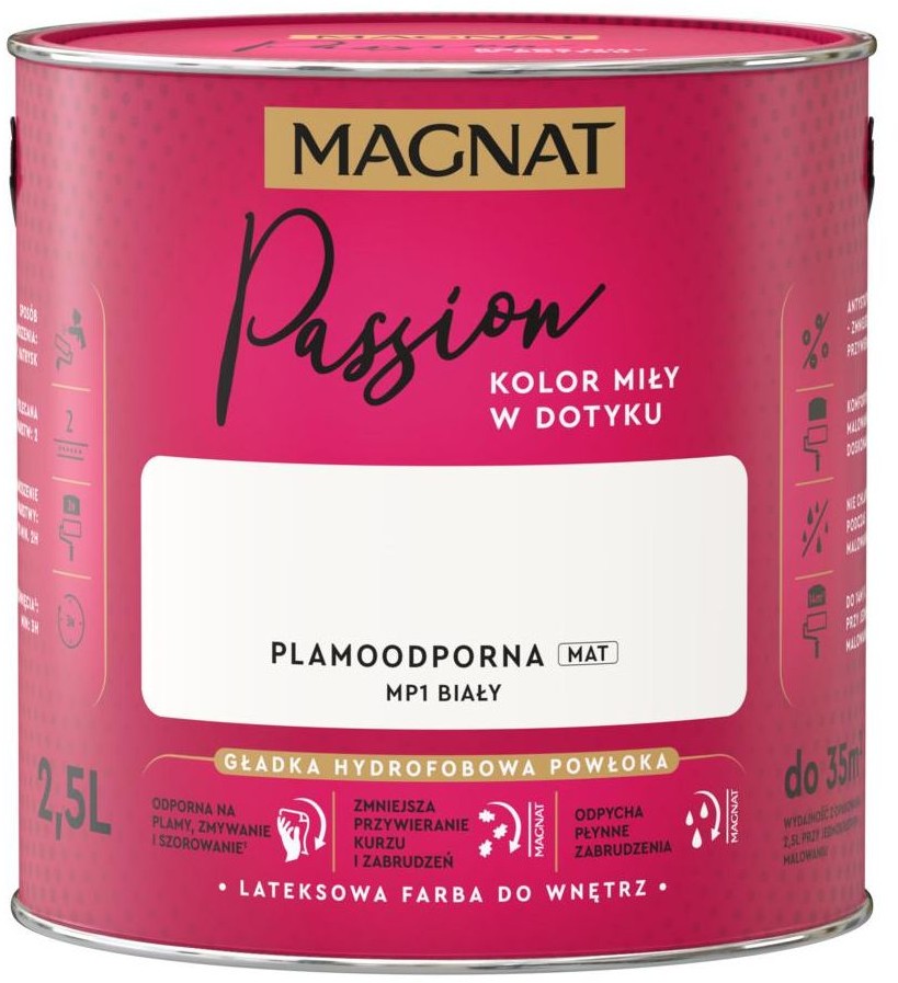 Magnat Farba Passion Biały 2.5 l