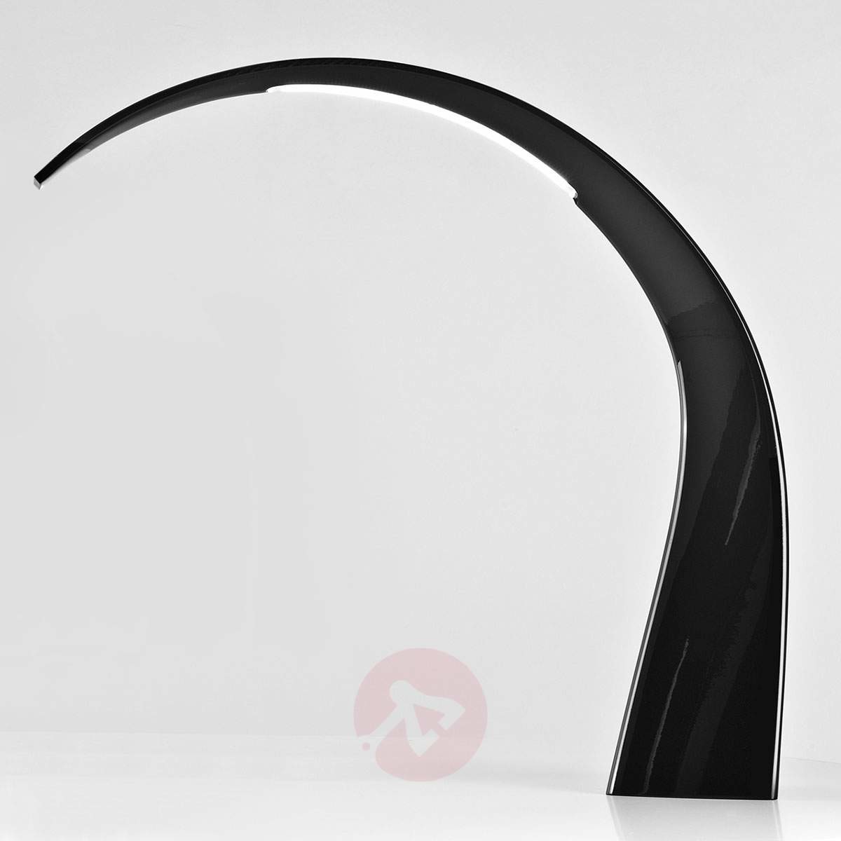 KARTELL Czarna lampa biurkowa LED Taj