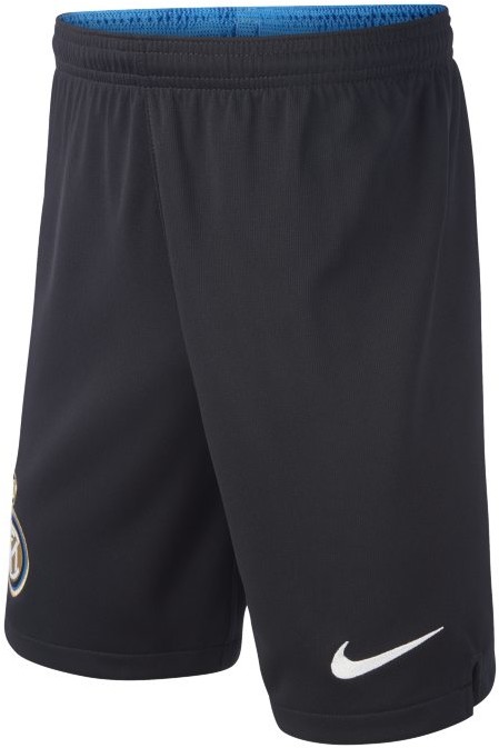 Nike Piłkarskie spodenki domowe/wyjazdowe dla dużych dzieci Inter Milan Stadium 2019/20 - Czerń