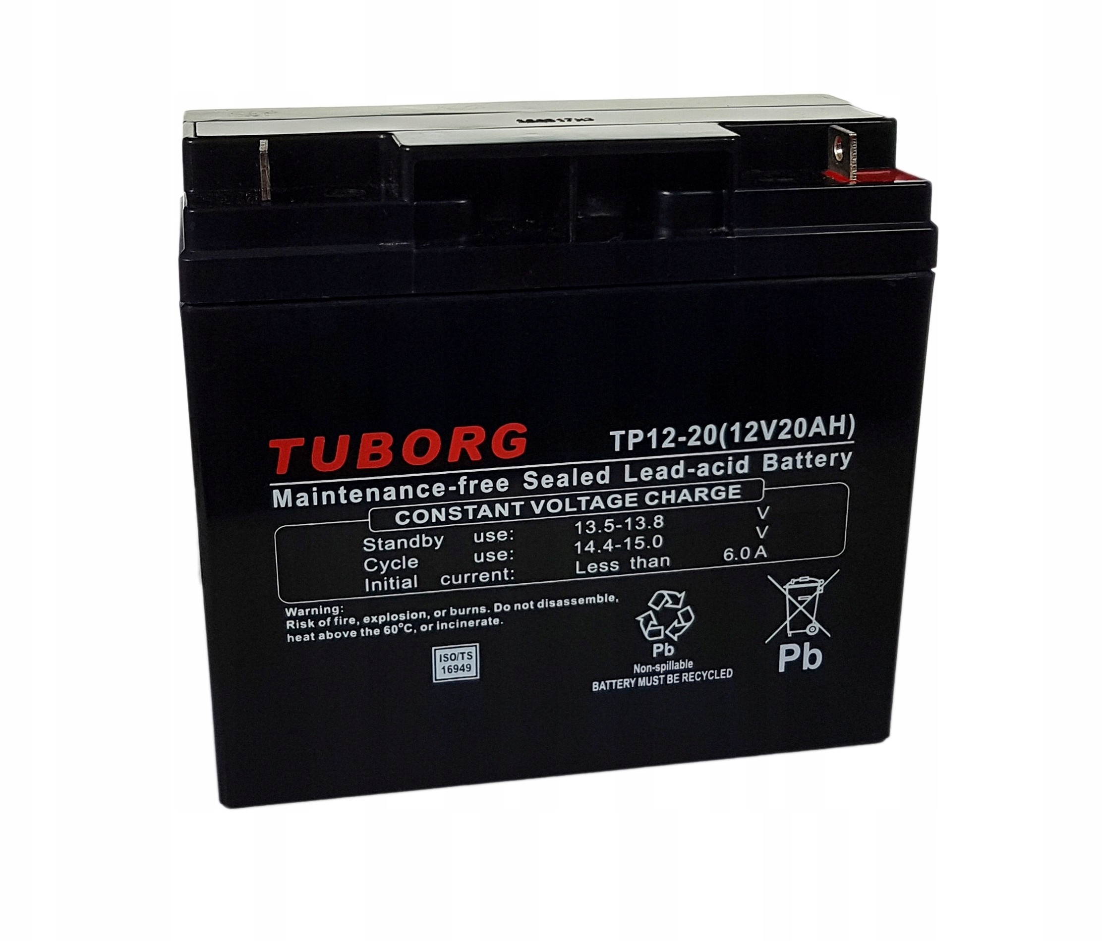 Akumulator Tuborg Vrla Agm TP12-20 12V 20Ah