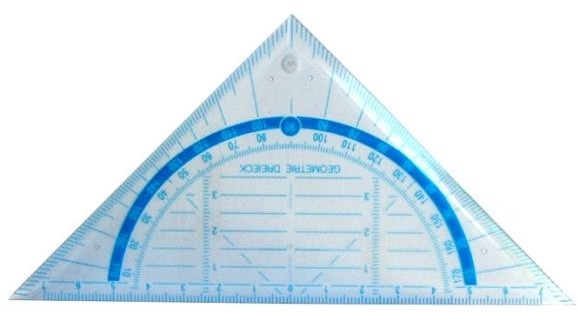 INNI Ekierka z kątomierzem 16cm