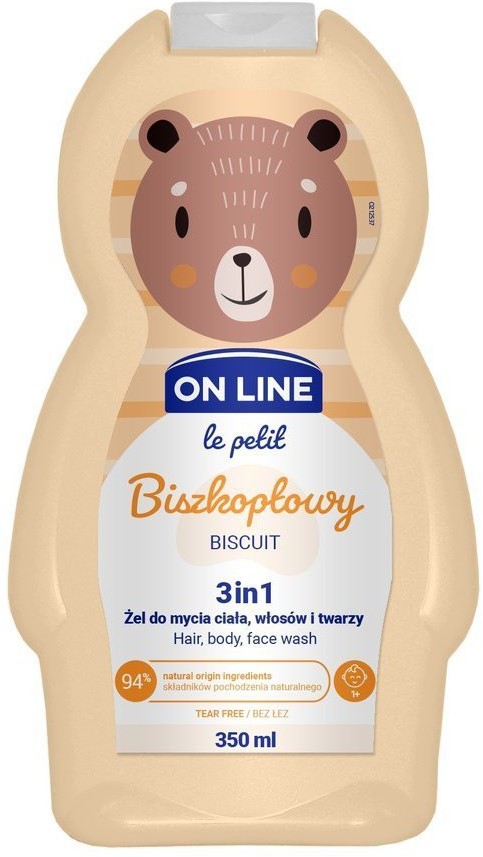 On Line LE PETIT ŻEL 3W1 DLA DZIECI 350ML BISZKOPTOWY