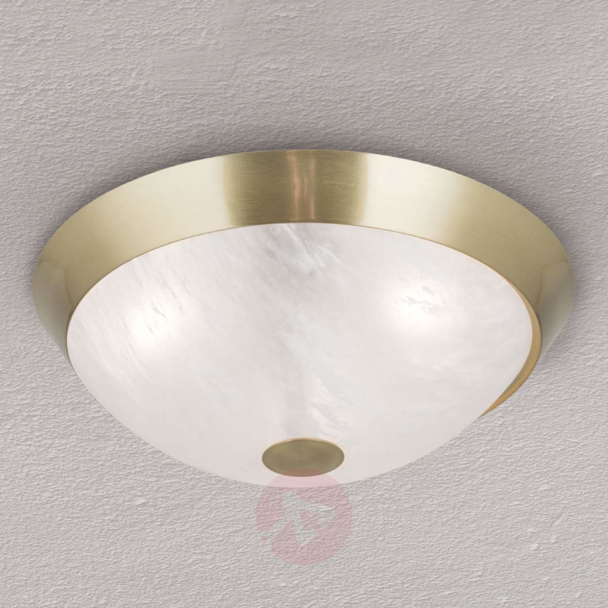 Lampa sufitowa Jaya ze szklanym kloszem, 34 cm