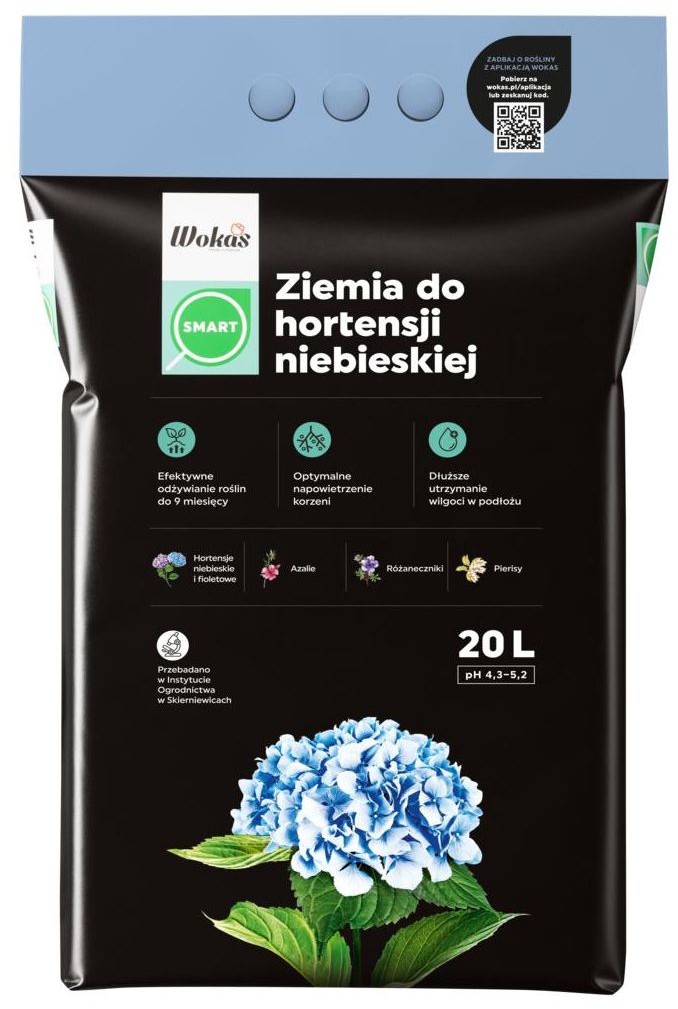 Ziemia do hortensji Smart 20l Wokas