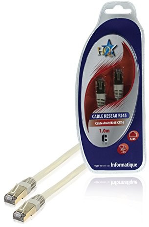 HQ FTP Cat6 droit kabel 1 m, szary HQBF-M181-1.0