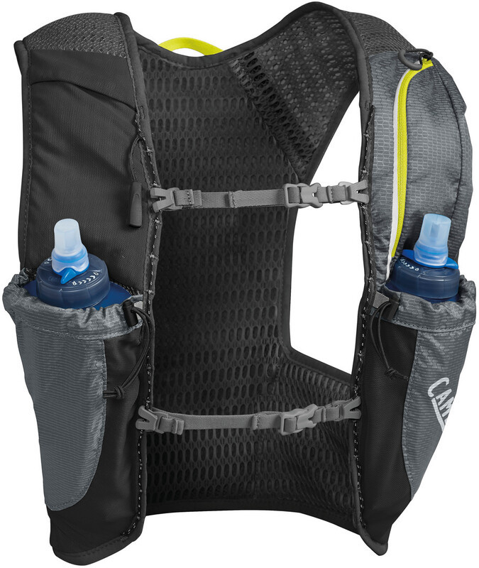 Camelbak Nano Kamizelka z systemem nawadniającym, graphite/sulphur spring S 2021 Plecaki do biegania 7396120