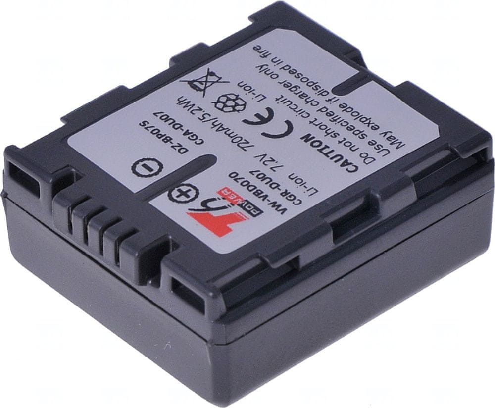 Panasonic Bateria T6 Power do VDR M95 Li Ion 720 mAh 5,2 Wh) 7,2 V