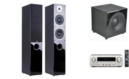 Denon DRA-800H s + WILSON RAPTOR 7 + SUB-12