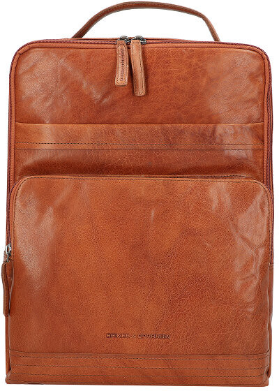 Spikes & Sparrow Bronco Plecak skórzana 40 cm przegroda na laptopa brandy 59530B-47