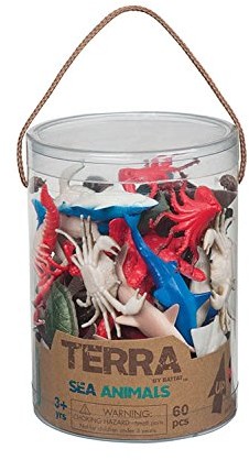 Terra AN6002Z - zwierzęta morskie w puszce, zabawa, wielokolorowe