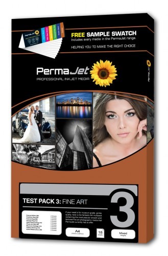 Art PermaJet Zestaw testowy papierów Fine PermaJet A4 18 arkuszy) APJ20052