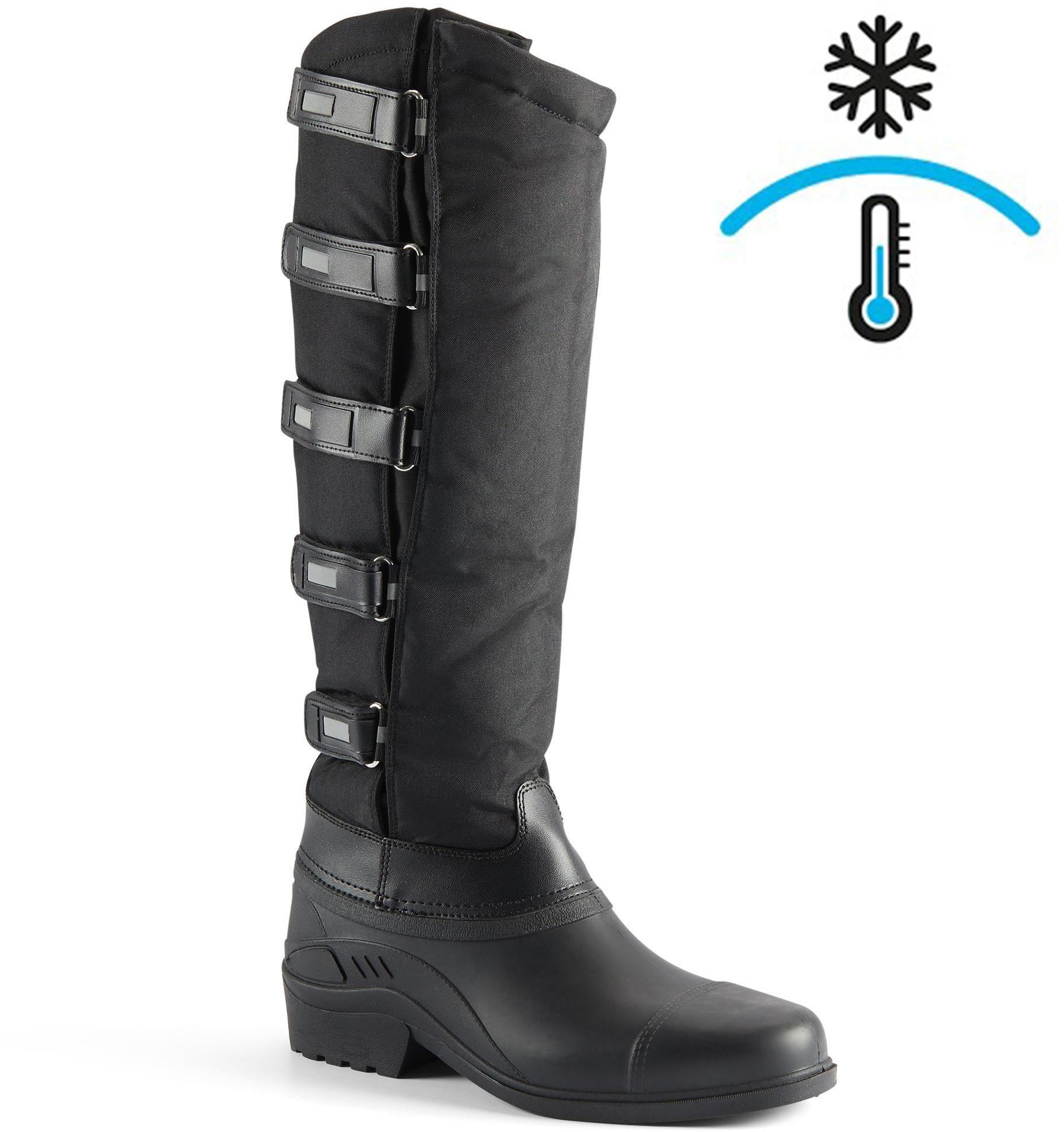 Kerbl Ciepłe buty jeździeckie na rzep unisex