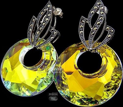 Swarovski Unikat Kolczyki Victory Admire Srebro