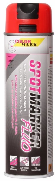Dupli Color Spray  Spotmark neon czerwony 0 5 l