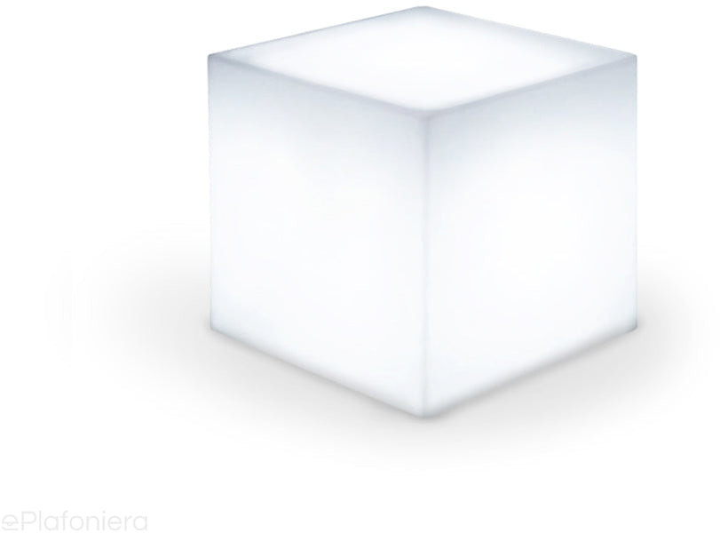 NewGarden Ozdobna lampa ogrodowa solarna kostka Cuby 20/40/53 RGB ładowarka LUMCB040SSNW