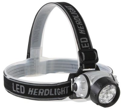 Perel ehl12 lampa czołowa o 7 bardzo jasnych białych diod LED EHL12