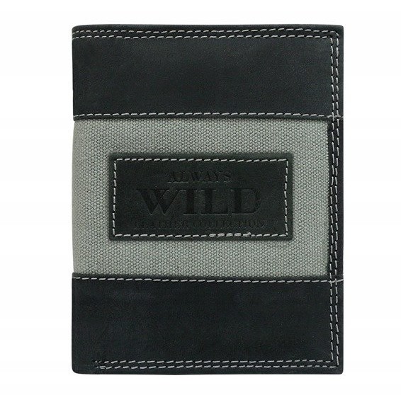 Always Wild Portfel męski skórzany N4-JEANS