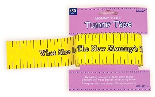 Amscan International Tummy Measure Game What Size IS The New mommys Tummy$7 382381