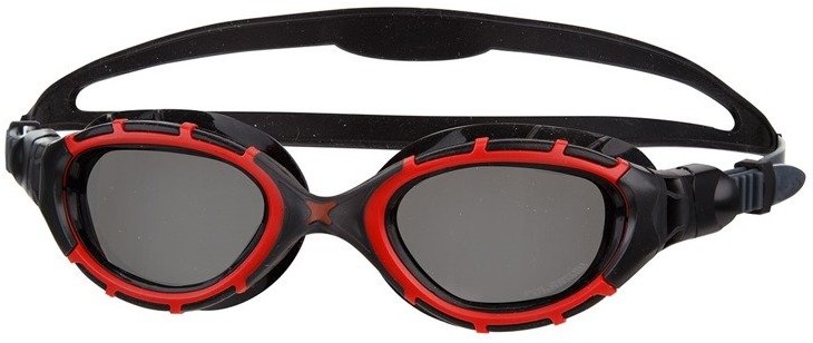 Zoggs okularki pływackie PREDATOR FLEX POLARIZED czarno-czerwone