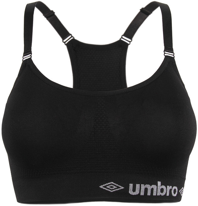 Umbro Czarny biustonosz sportowy