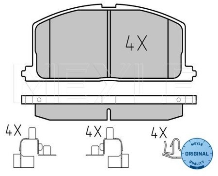 Wulf Gaertner Autoparts Zestaw klocków hamulcowych, hamulce tarczowe Wulf Gaertner Autoparts 025 208 7015