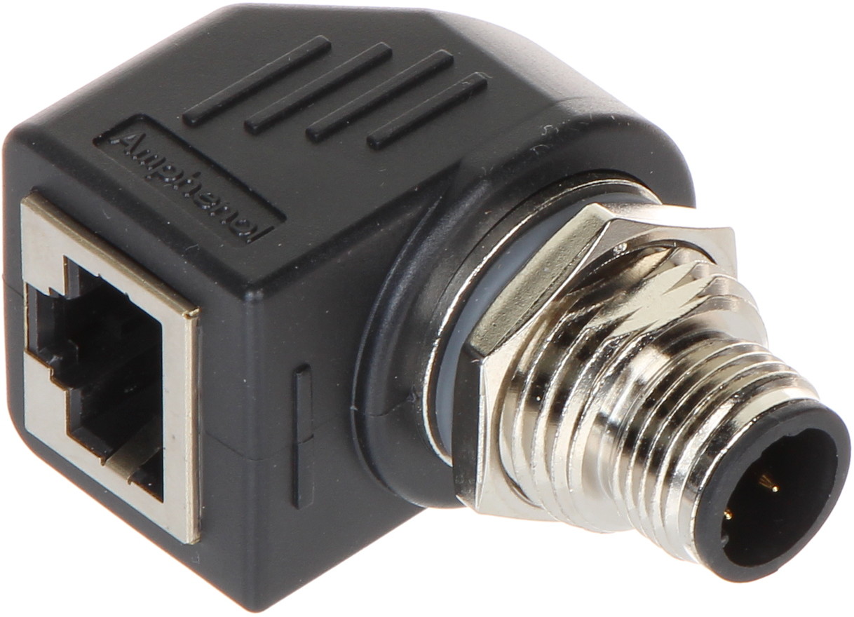 Przejście kątowe M12D-W/RJ45-G M12D-W/RJ45-G