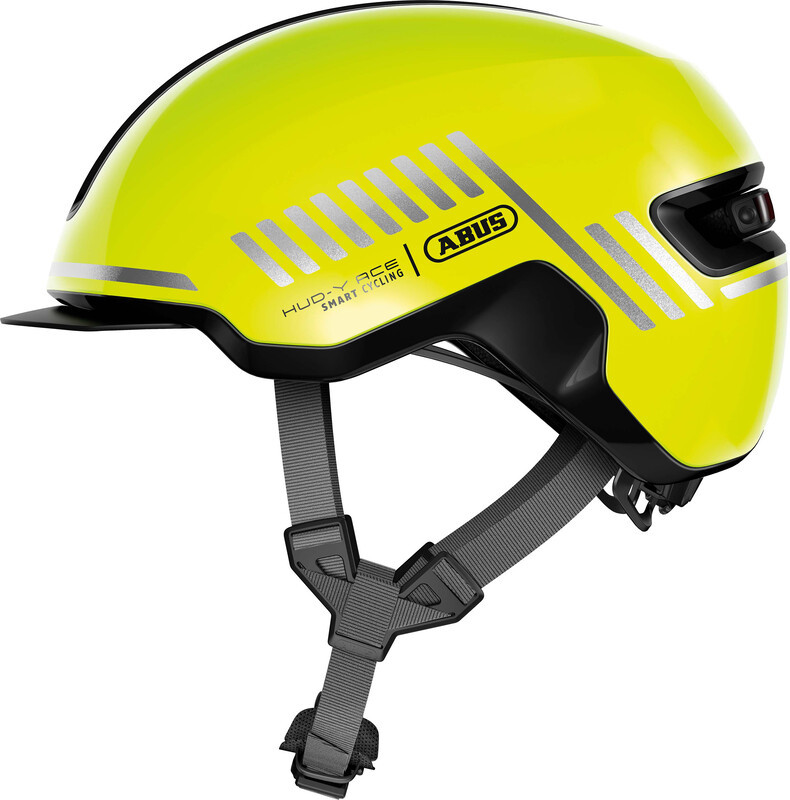 Abus Hud-Y Helmet, żółty L | 59-61cm 2022 Kaski rowerowe 67044