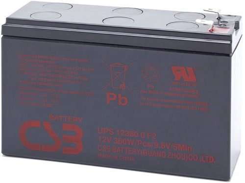 CSB Akumulator UPS123606 12V Złącza F2 F1