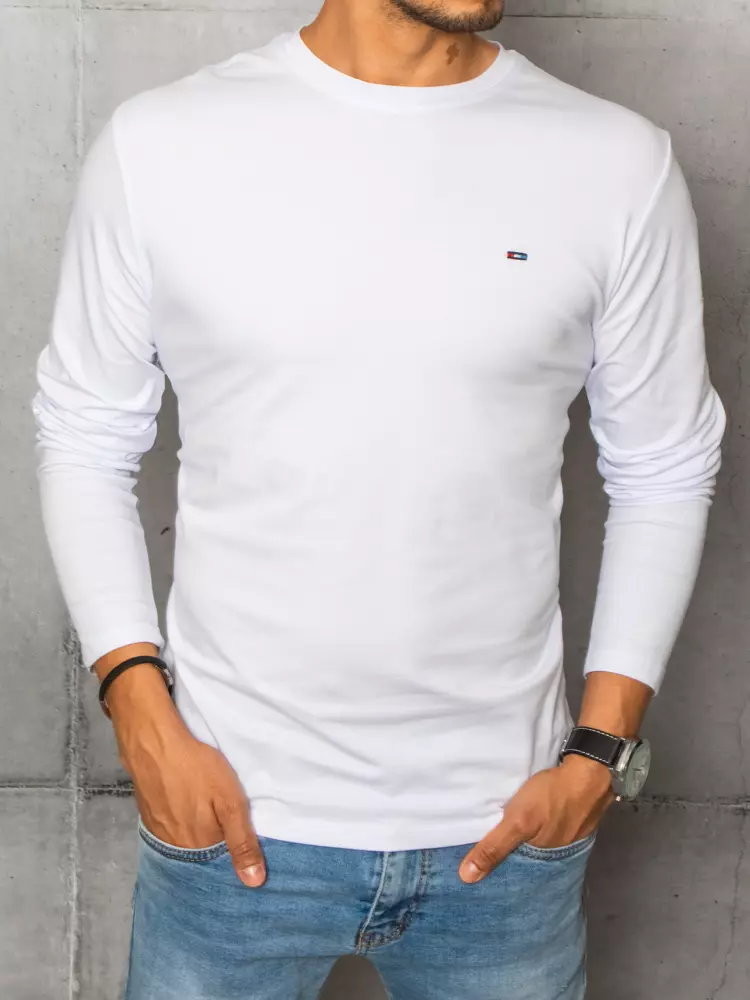 Dstreet Longsleeve męski biały LX0537