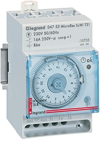 Legrand leg92762 Zegar na panel (analogowe, programowalne)