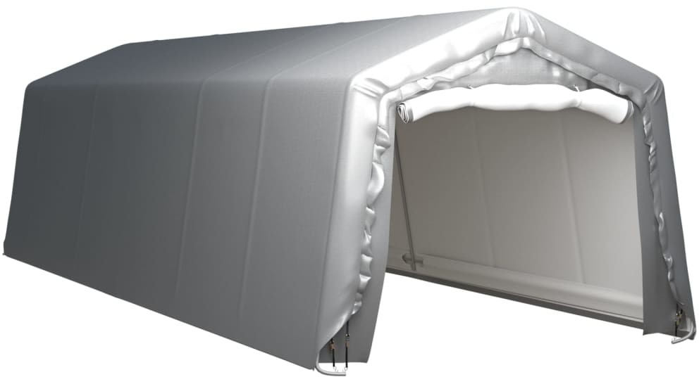 vidaXL Namiot magazynowy, 300 x 900 cm, stal, szary
