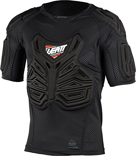 Leatt leatt Roost Tee Motocross Protektor Shirt 2018  czarna, wielokolorowa 5018304203