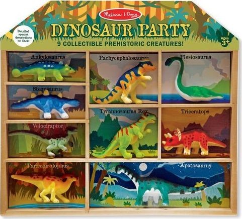 Melissa&Doug Melissa & Doug Dinozaury zestaw 9 figurek 000772126663