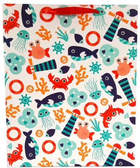 JU-PITER Torebka prezentowa chłopieca 1470A 31x42x12cm p12, cena za 1szt