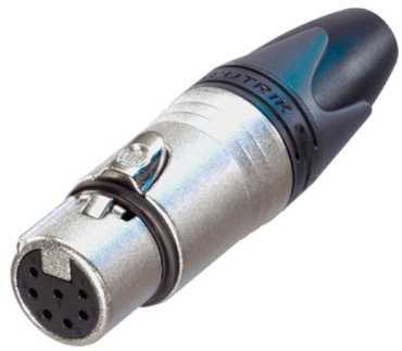 Neutrik XLR wire gniazdo 7 wire gniazdo/prosty XX loetansc NC7FXX