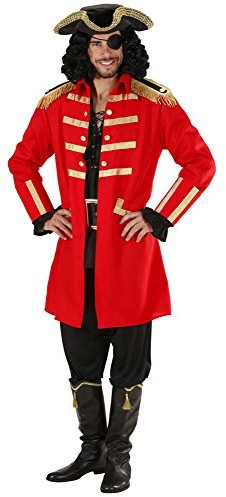 Widmann Widmann 89273  kostium piratów, kapitan i płaszcz, czapka, bandyt, impreza tematyczna, karnawał WDM89273